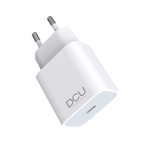Dcu cargador blanco usb-c carga rápida 20w Dcu cargador blanco usb-c carga rápida 20w