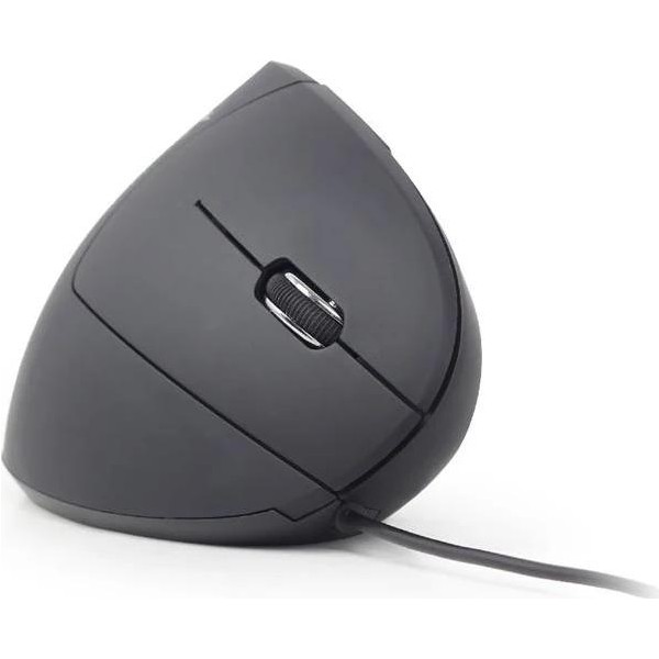 Gembird ratón óptico usb erg 6 botones cable negro